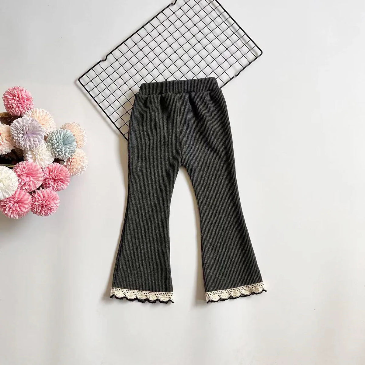 0‑6Y Children Kids Pants Girls Boys Cotton Leggings High Waist Big PP Pants Spring Autumn Casual Soft Fashion Long Trousers