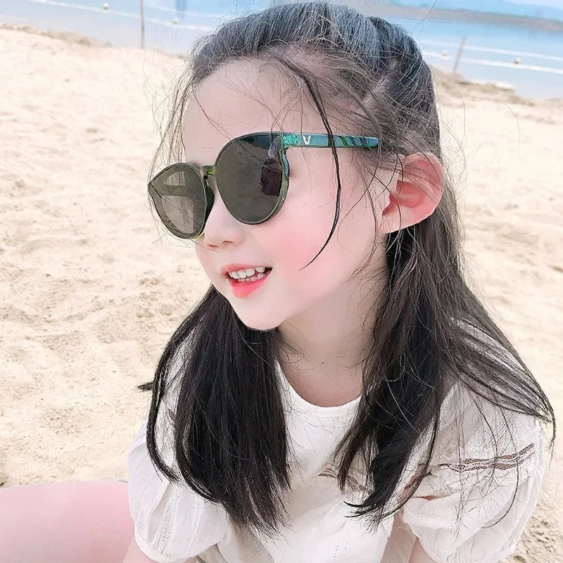 Kids Sunglasses Square Children Sunglasses Boy Girl Stylish Goggles Baby Student Eyeglasses Party Eyewear UV400