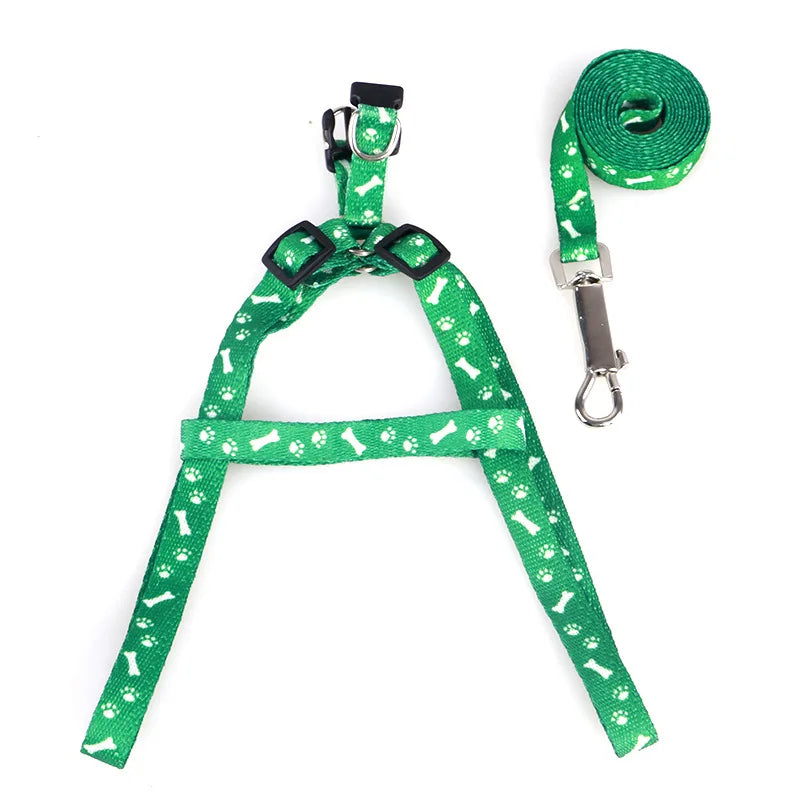 Small Dog Leash Puppy Leashes Teddy Pet Leash and Harness Set Cute Lead Rope Set Cat Kitten Leash Pet Things Decoration