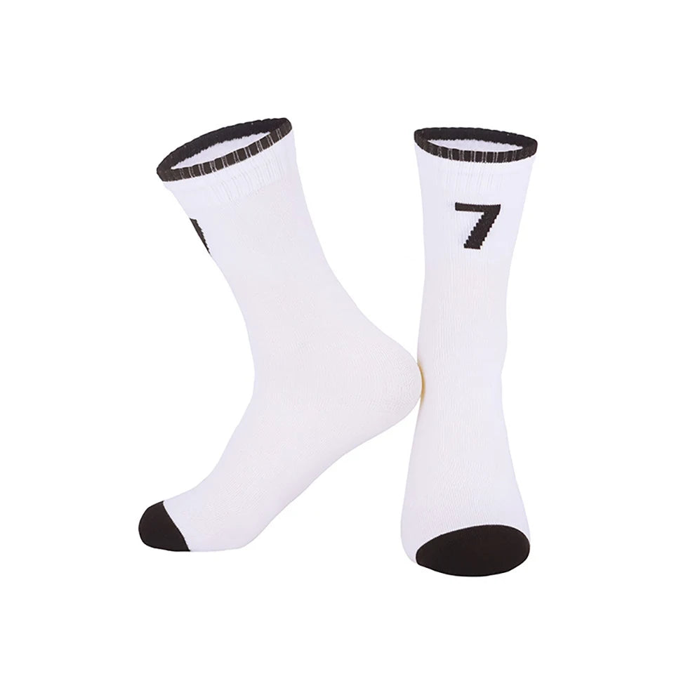 Loogdeel Kids Basketball Socks Breathable Thin Pure Color Sport Socks Thickened Anti-Collision Sports Socks Digital Design