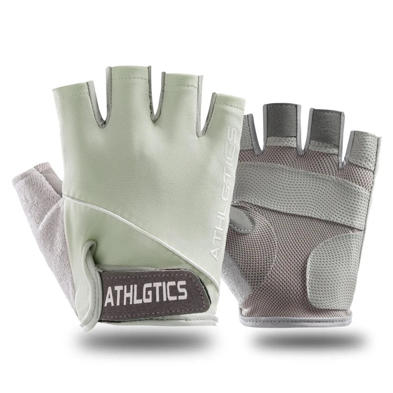 Workout Gym Gloves for Men Women Fishing Cycling Spring Summer Gloves Half Finger Training Breathable Non-slip Fitness Gloves