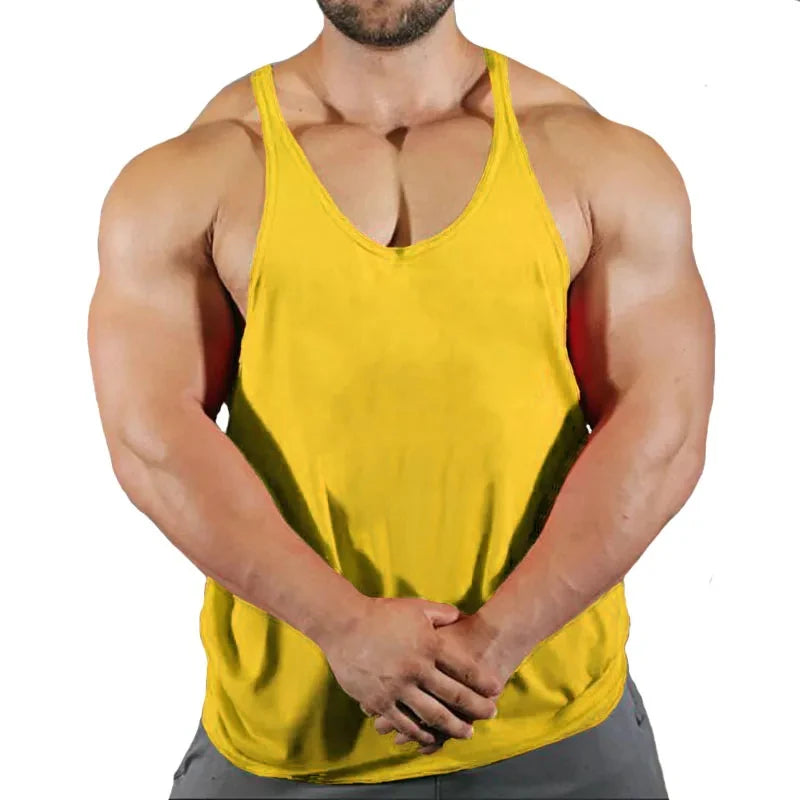 Men's Vest Sportswear Singlet Brand Vests Bodybuilding and Fitness Stringer Singlets Undershirt Man Clothing Muscular Shirt Gyms