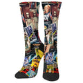 Horror Poster Collage Men's Socks Comfortable Warm Non-slip Street Hip-Hop Style Retro Fashion Socks Novelty Funny Happy Socks