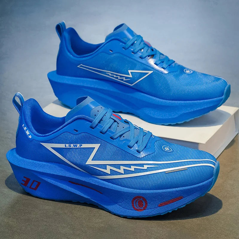 Men Women Running Shoes Marathon Sports Outdoor Professional Breathable Lightweight Comfortable Athletic Sneakers Carbon Plate