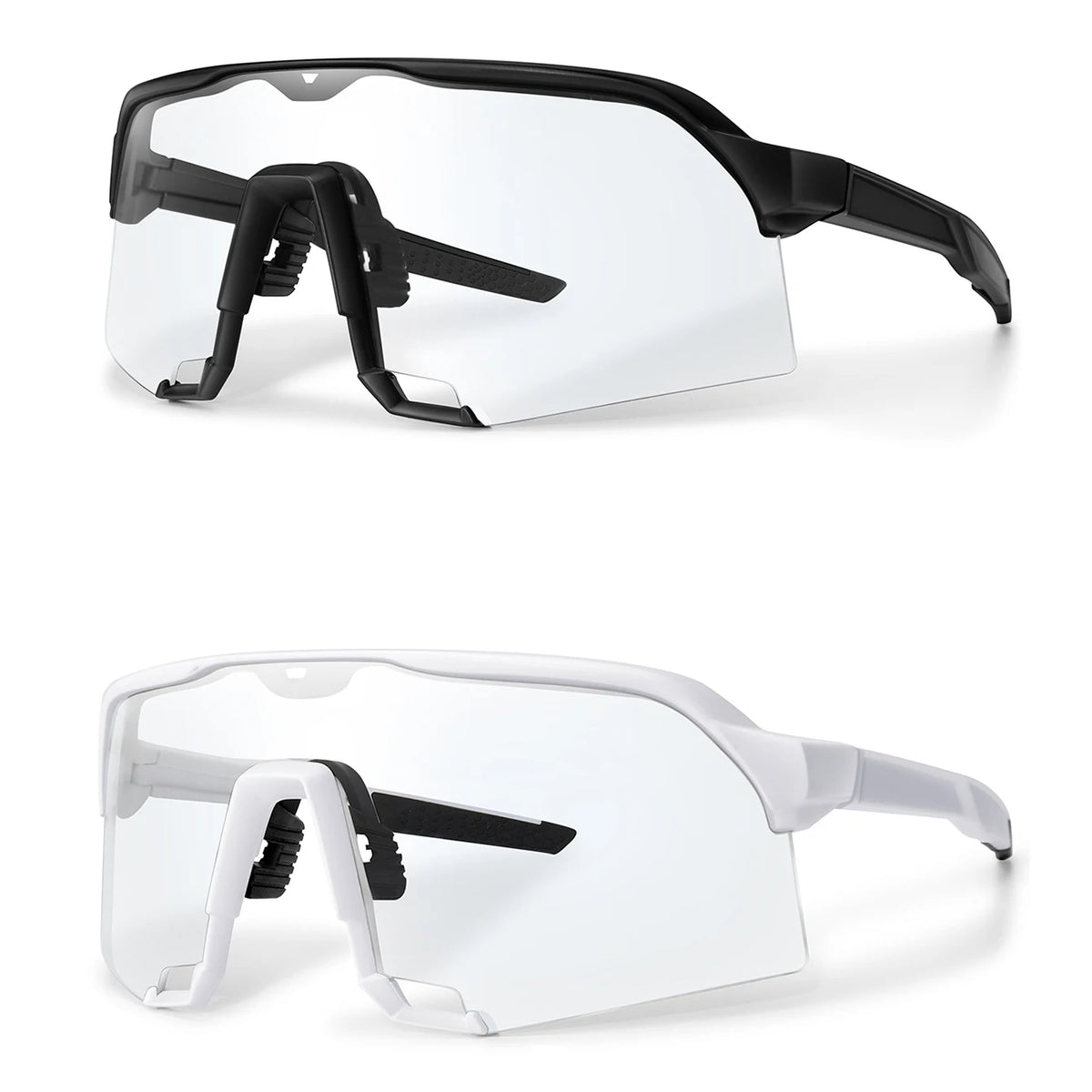 Photochromic Sunglasses for Men Women Outdoor Mtb Bicycle Cycling Running Eyewear Windproof Goggles Oversize Shades