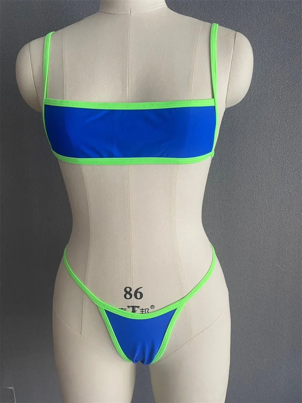 Sexy String Bikini Thong Swimsuit Women Brazilian Micro Bikinis Extreme Swimwear Y2K Border Two Piece Beach Bathing Suits Outfit