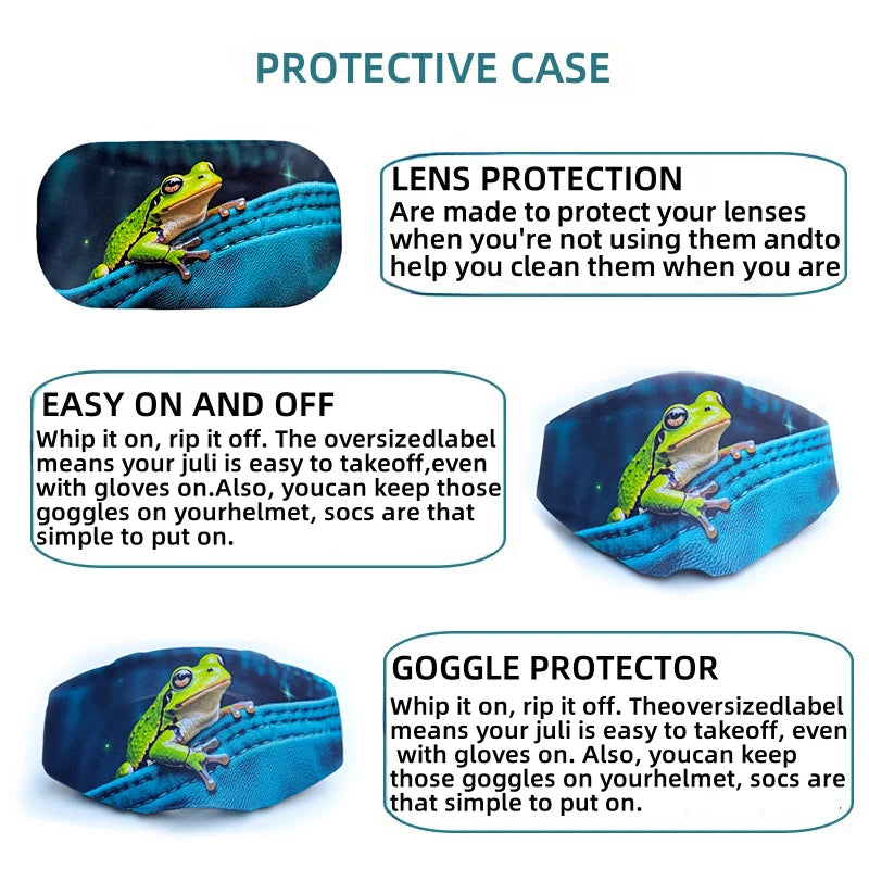 Outdoor Sports Ski Equipment Glasses Covers Fashionable  Men Women High Elastic Materials Lightweight Dustproof Easy Carry