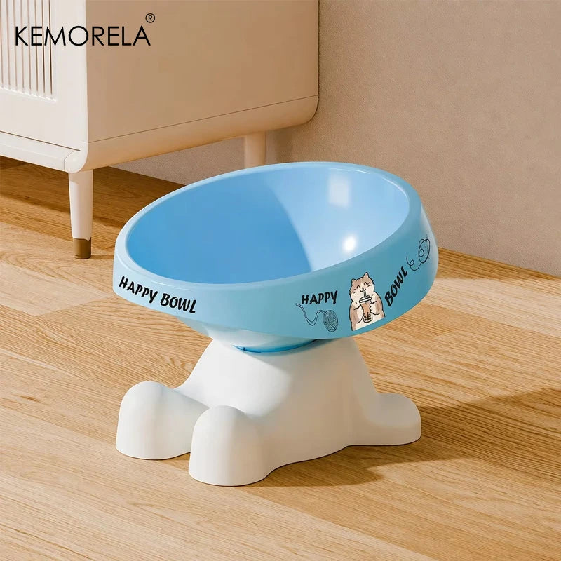 2026 Cute Elevated Pet Feeding Bowl,Elevated Neck Protection Anti-Slip Pet Bowl, Suitable for Medium And Small Dogs Cat Drinking