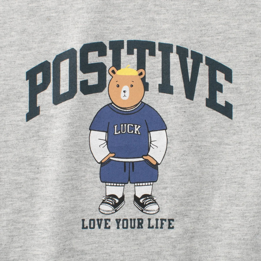 2025 Children Clothing Set Boys Girls Bear Cartoon Short Sleeve Cotton Sweatshirt Set Kids Comfortable Casual Outdoor Outfit