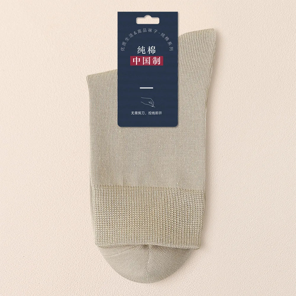 Sports Male Sock Winter Socks for Men Cotton Spring and Autumn Gift Solid Color Man Funny Long White Men's Short Cycling