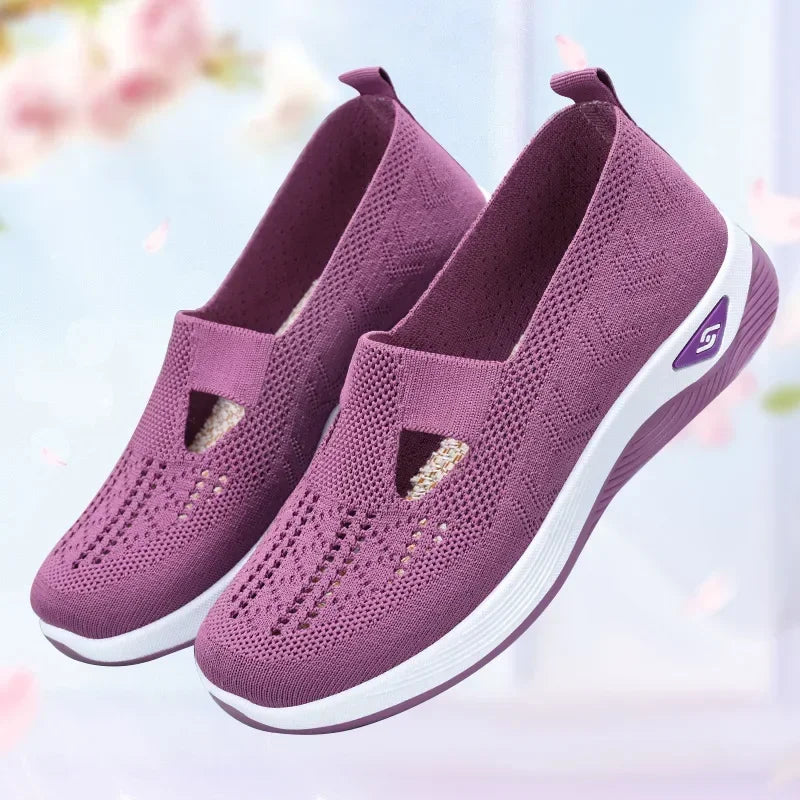 Women's Shoes Summer 2025 Casual Sneakers Breathable Slip On Walking Shoes Lightweight Outdoor Flat Sports Free Shipping