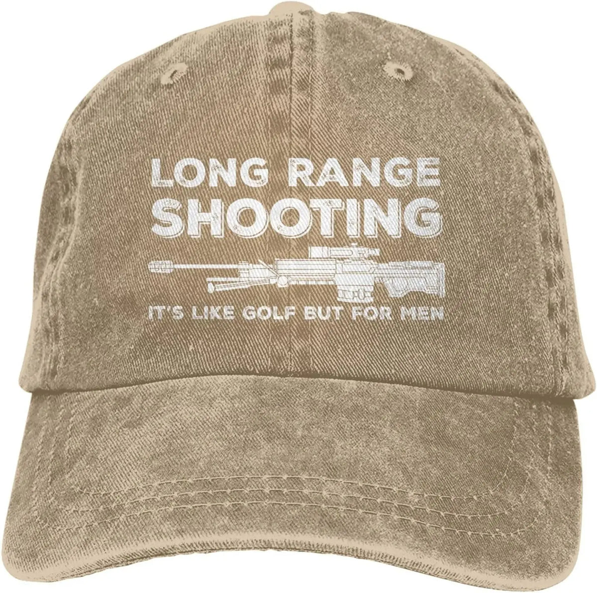 Funny Hat Long Ranges Shooting It's Like Golf But for Men Hat Men Dad Hats Cool Caps