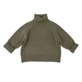 Children Turtleneck Sweater Knitted Pullover Sweater Winter Warm Slip Over Outfit Long Sleeves Hoodies for Kids Age 1-6T