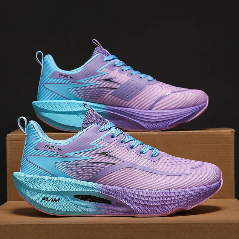 Marathon Running Shoes Men Casual Carbon Board Sports Breathable Lightweight Women's Comfortable Athletic Antiship Sneakers New