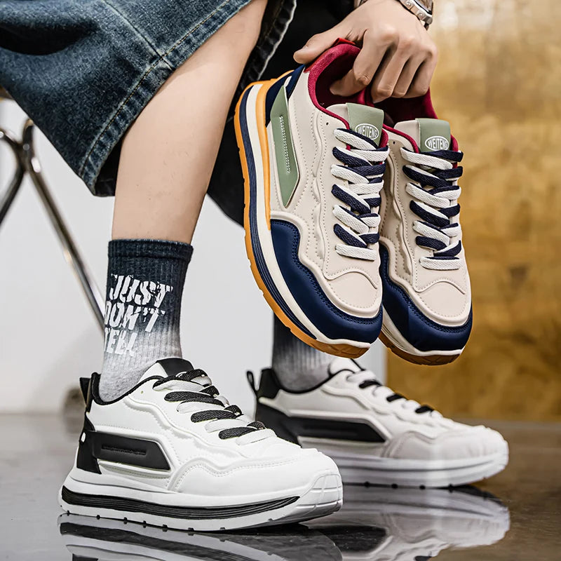 Fashion Men's Sneakers 2025 New Comfortable Breathable Casual Running Shoes Outdoor Soft Sole Training Shoes for Men Zapatillas