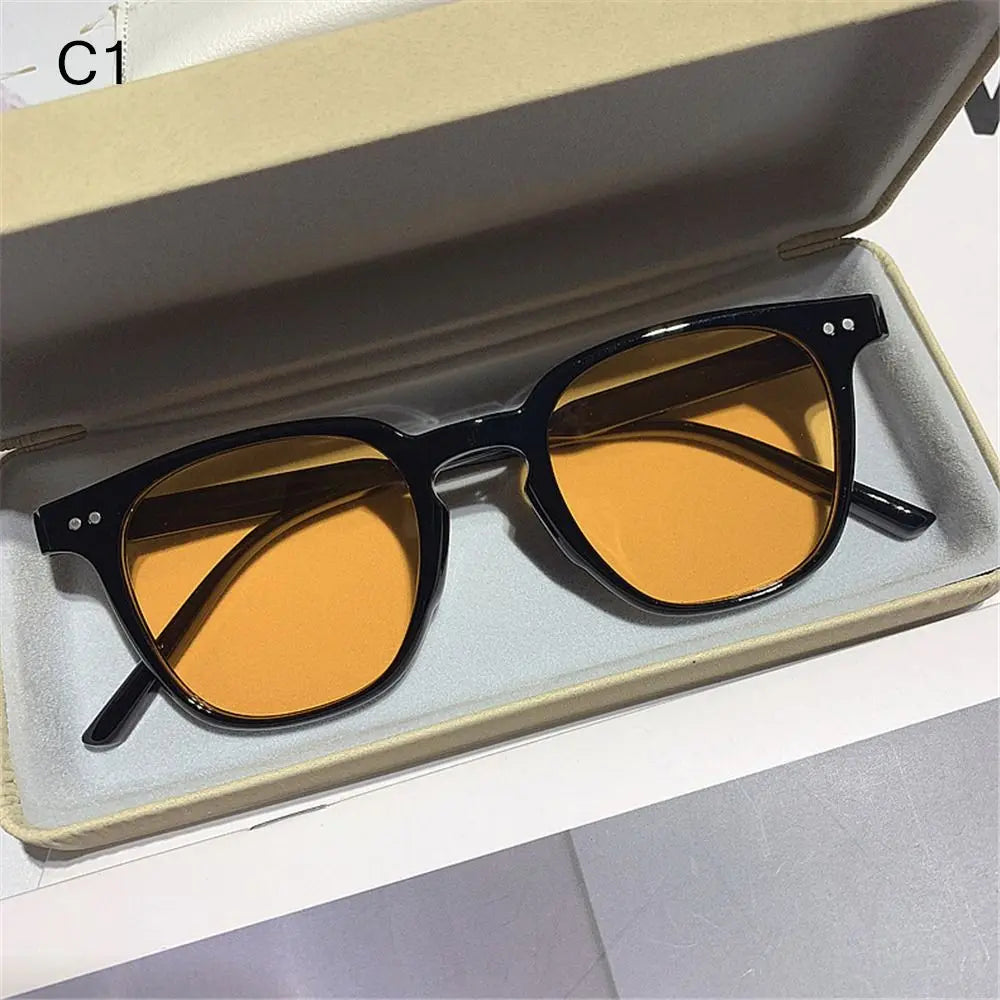 Vintage Square Sunglasses Women Men Luxury Brand Small Round Sun Glasses Female Designer Small Eyewear Oculos De Sol Male Female