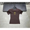 High Quality Summer New Hollowed Out Stand Up Collar Knitted Sweater Tshirt Women Commuting Slimming Sweater T-shirts Top