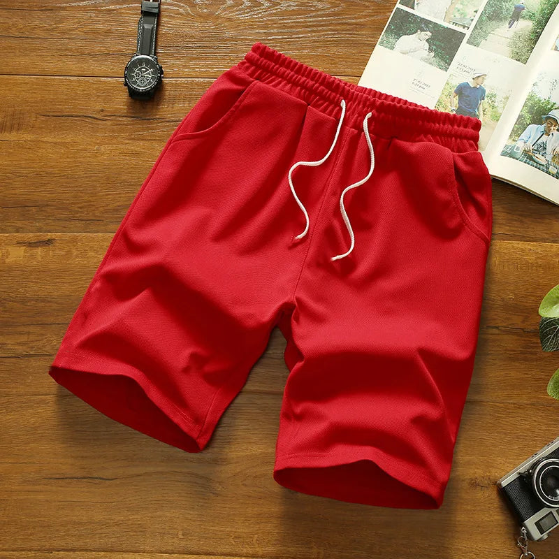 2025 NEW Fitness Sports Shorts Man Summer Gyms Workout Male Breathable Mesh Shorts Quick Dry Beach Short Pants Men Sportswear