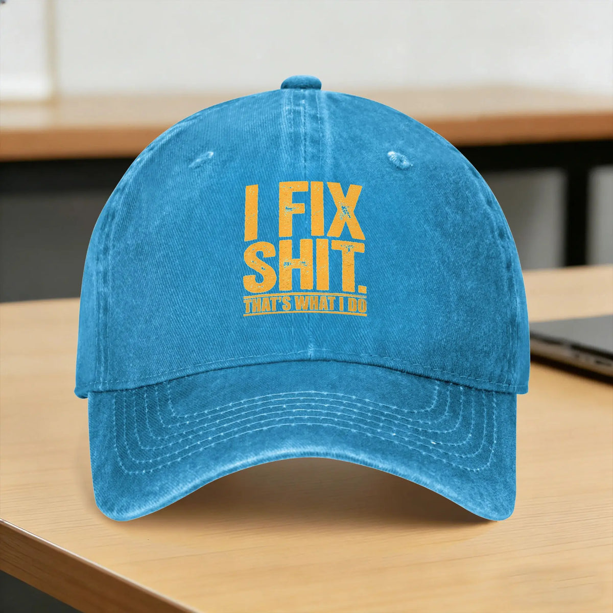 I Fix Shit That's What I Do Tshirt Mechanic Father Dad Baseball Cap Men Adult Print Hip Hop Hats Summer Baseball Caps