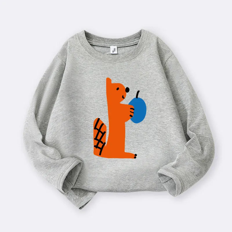 kids shirts 2025 new autumn full sleeve baby girls tops boys tees cotton children clothing cartoon kids t-shirts