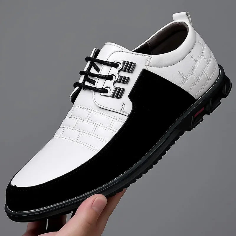 Casual Leather Shoes for Men Trend Men Business Shoes Office Comfort Working Footwear Man Loafers Big Size 38-50 Tenis Masculino