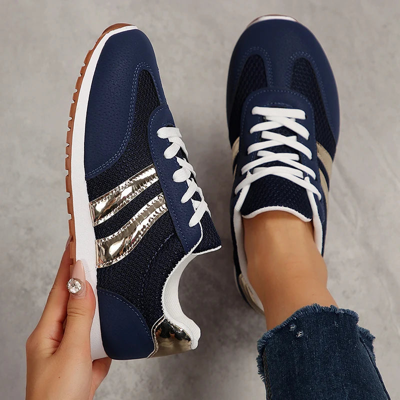 Fashion Breathable Women's Sports Shoes 2025 Autumn Lightweight Casual Sneakers Woman Plus Size Comfort Non Slip Running Shoes