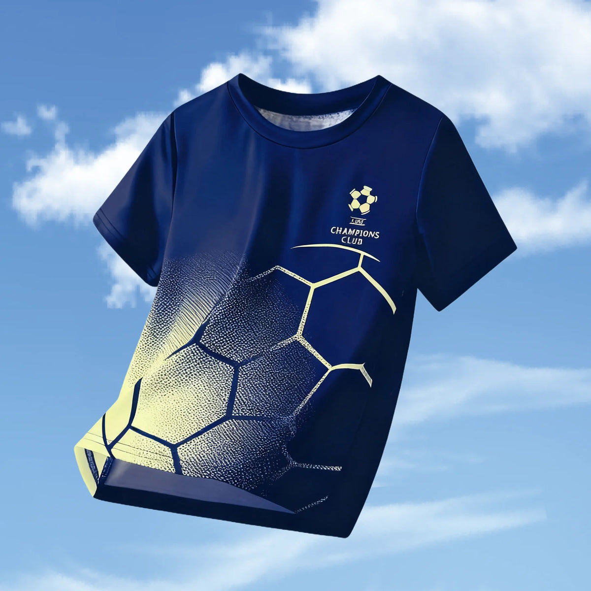 Kids Clothes Football Jersey Short Sleeve T-Shirt Boys Girls Clothes 2-14y Outdoor Quick Drying Soccer Shirt Casual Children Top