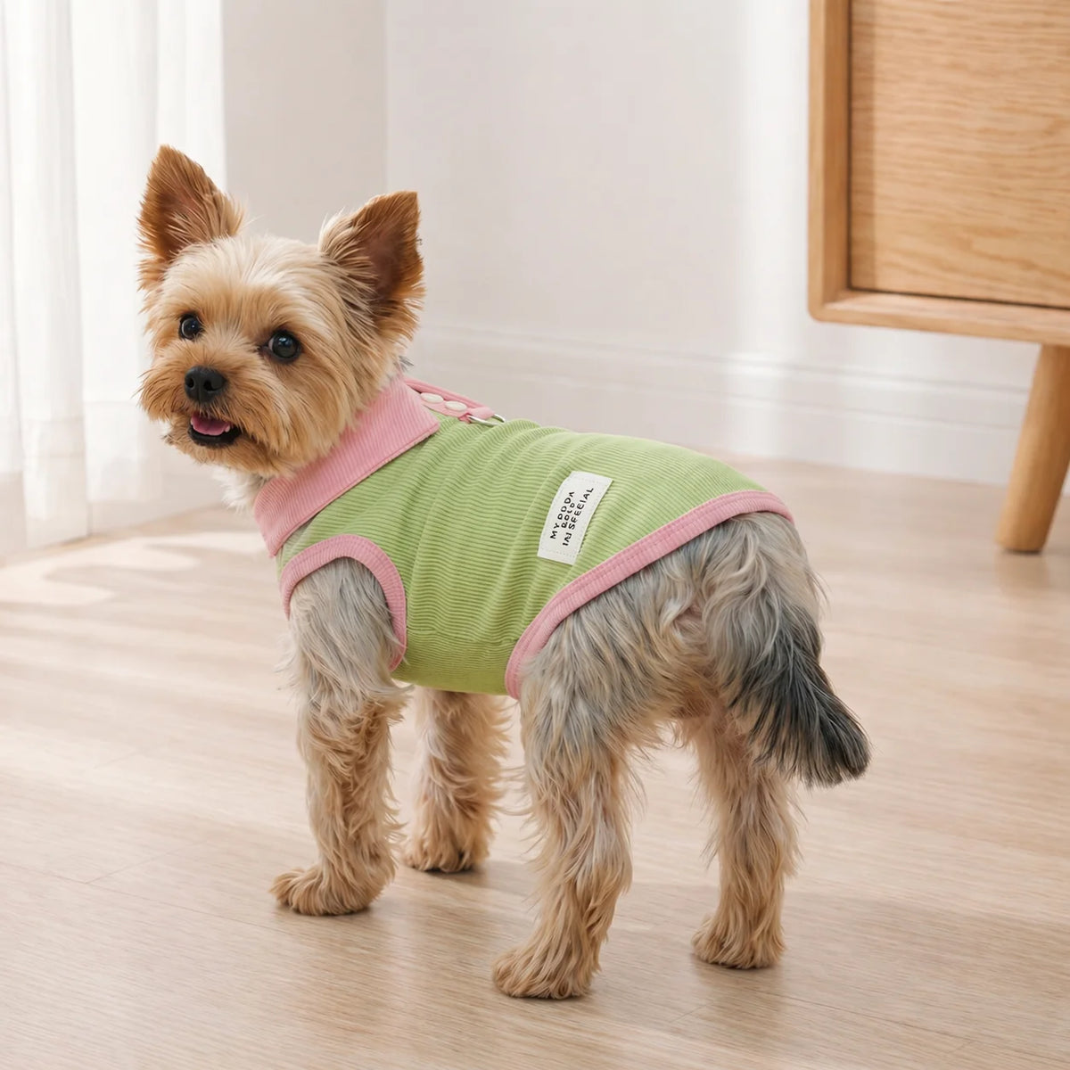 Comfortable Dog Vest Cute Cartoon Pet Clothes Breathable Maltese Dress Summer Teddy Couple Clothing  Princess Style Puppy Skirt