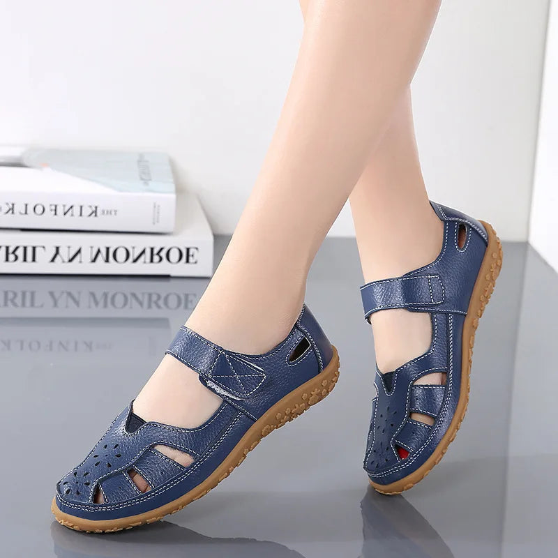Women Sandals Casual Summer Ladies Closed Toe Beach Sandals Walking Women Flats Shoes Outdoor Comfort Female Fashion Sneakers