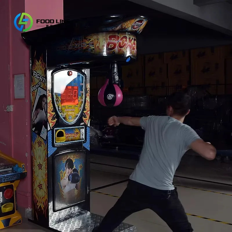 Customized High Quality Boxing Game Machine Sport Training Force Boxing Machine Amusement Equipment