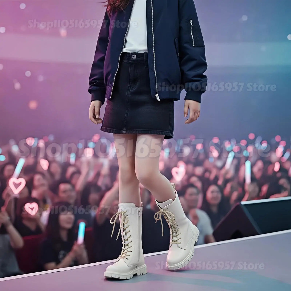 Girls Fashion Long Boots 2026 Simple Solid Color Soft Bottom Best Leather Kids Comfortable Riding Daily Boots for Girls