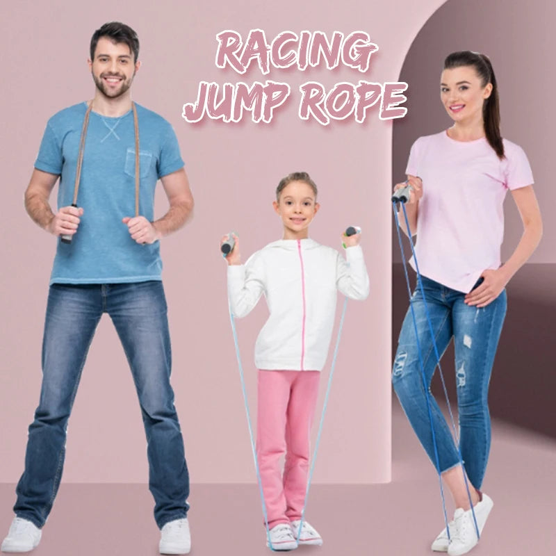 2.8M Kids Jump Rope Transparent Handle Racing Sports Equipment for Children's Physical Fitness Training