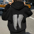 Sequins Angel's Wings Hoodies Women Y2k Chic Loose Long Sleeve Pullovers Top Slim Yoga Pant Set 2026 Casual Lady Sweatshirt Set