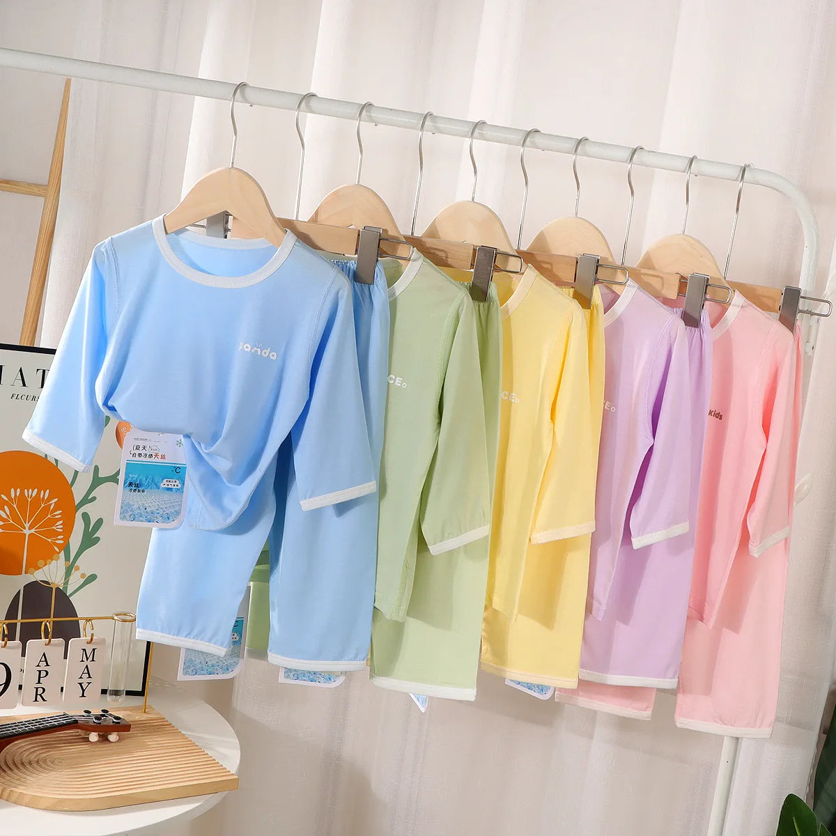 Summer Baby Girls Clothes Pajamas Sets Kids Boy Modal Homewear Nightwear Children's Indoor Clothing Pajamas Suit