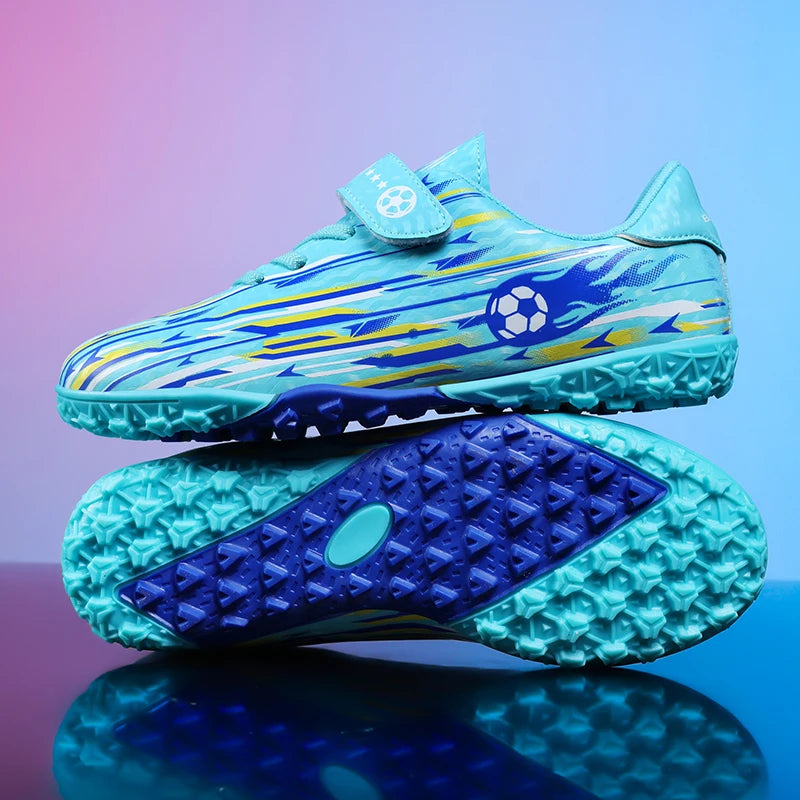 New Kids Professional Soccer Shoes TF Indoor Men Football Field Boots Original Football Shoes Society Cleats Grass Training Fast