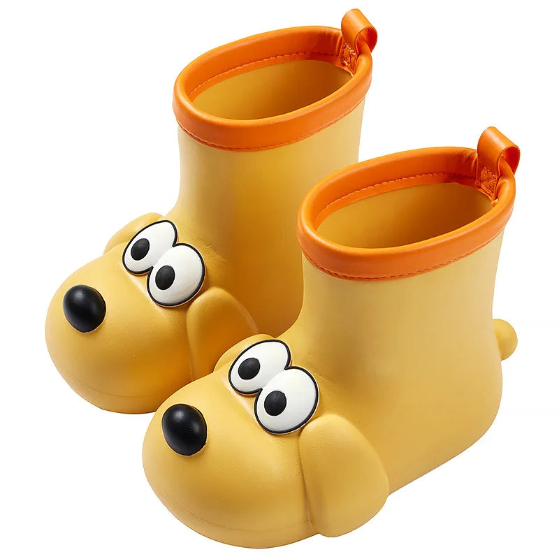2026 New Kids Rain Boots Waterproof Mid Calf Rain Shoes For Boys Girls Toddler Non Slip Wear Resistant Lightweight Outdoor Boot