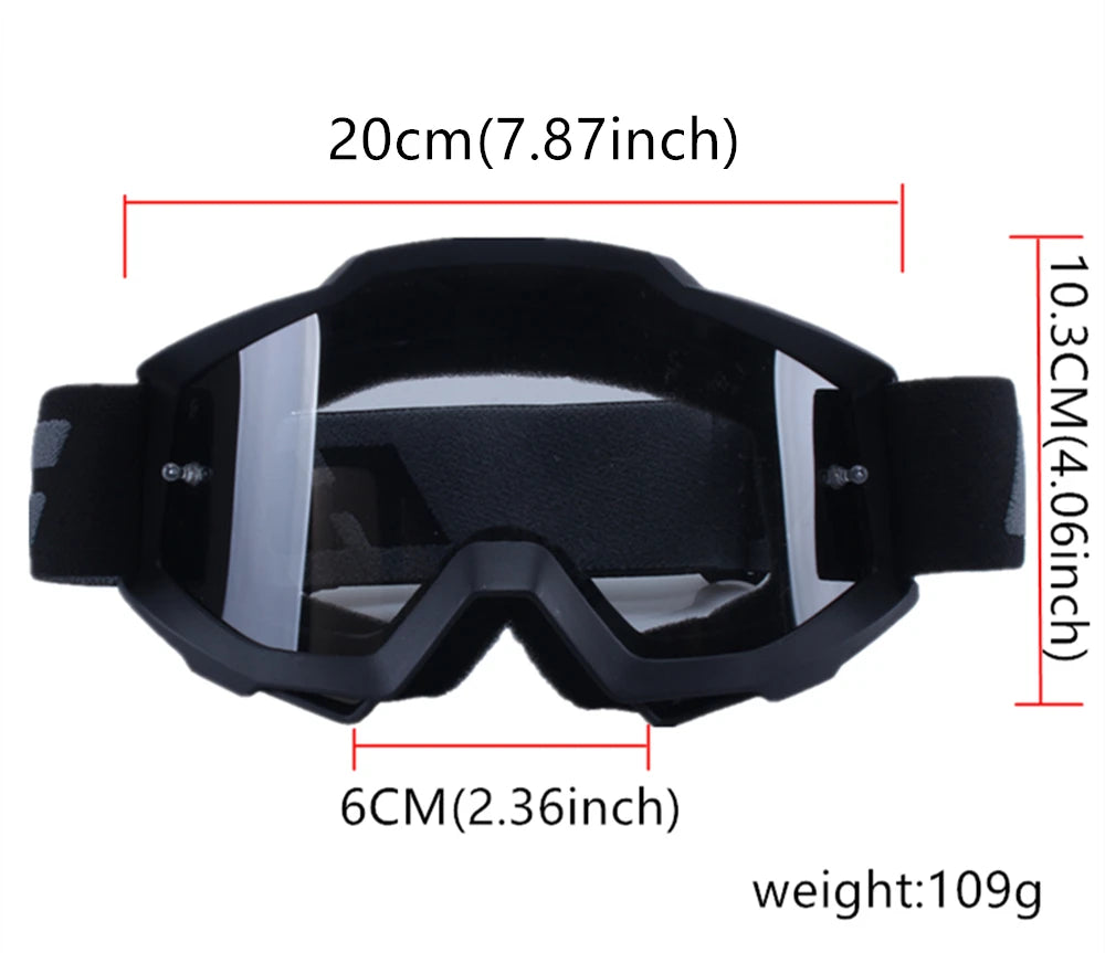 Men's Retro Motorcycle Sunglasses Night Vision Motocross Safety Protective MX Driving Glasses Vintage Helmet Goggles