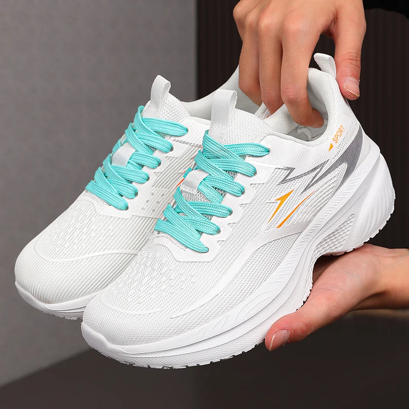 Women’s Fashion Versatile Comfortable Lightweight Running Shoes with Cushioning Technology and Carbon Plate, Unisex Competitive