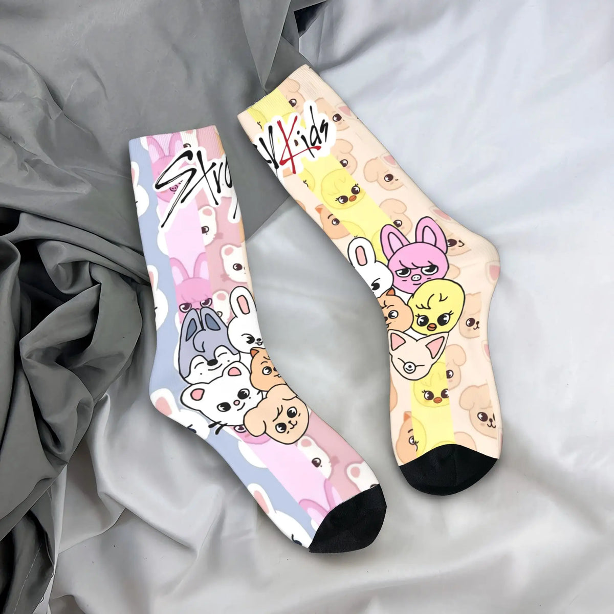 Stockings for Kids  Design Gothic Socks Autumn Socks KPOP S-Strays Band Hyunjin  Felix Bang Chan Men Outdoor Quality Socks