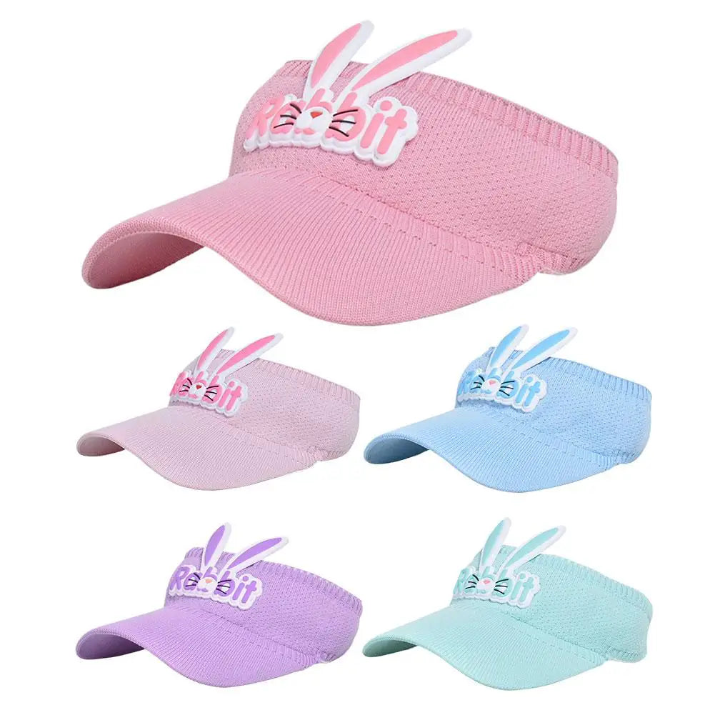 Cute Kids Sun Hats Rabbit Wings Bunny Hat Summer Boys Girls Hat Children Breathable Outdoor Hats