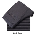 Big Plus Size Formal Pants Men's Summer Thin Autumn Thick Black Blue Grey Stretch Bussiness Loose Suit Office Trousers RIYBEOE