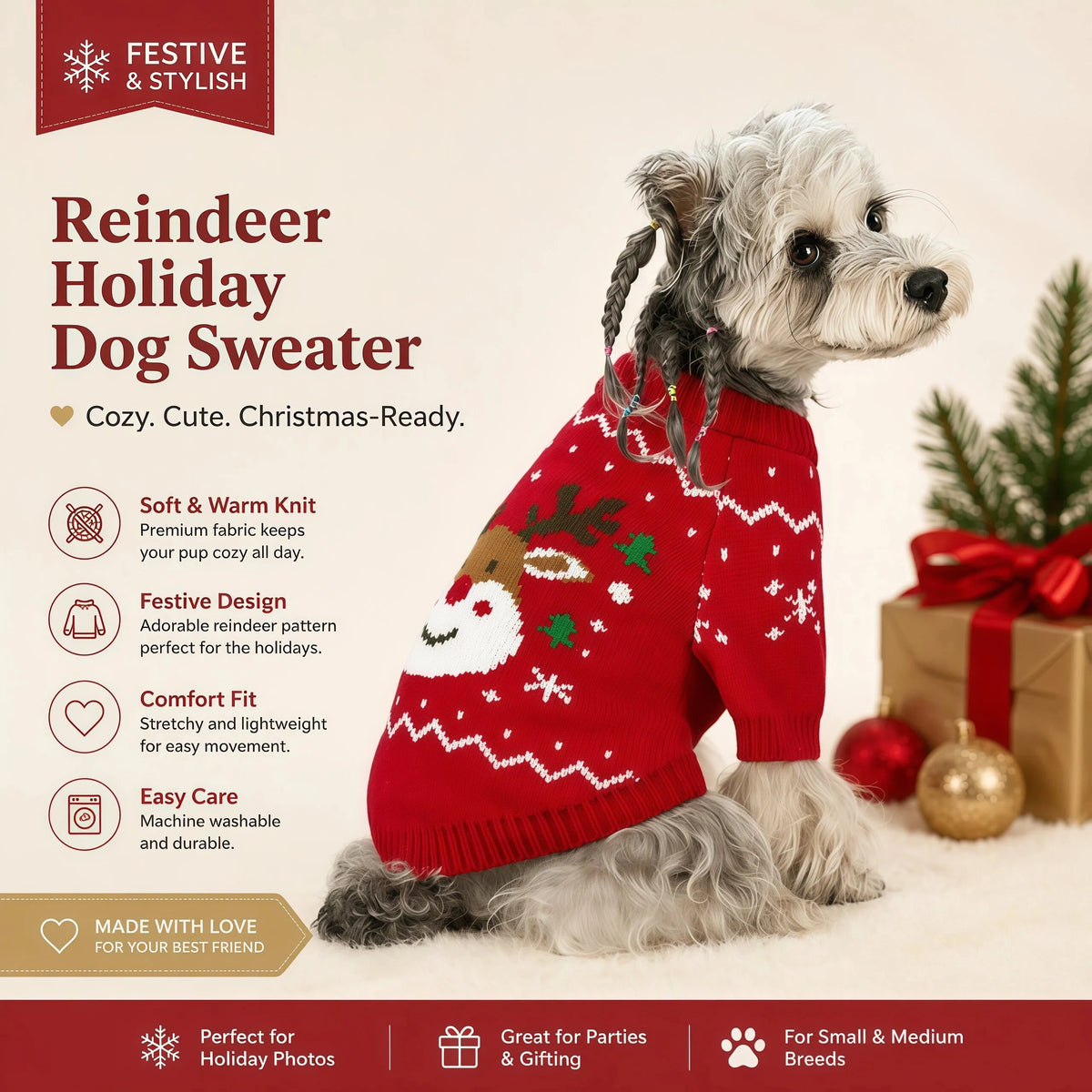 Autumn Winter Christmas Halloween Warm Pet Clothes Pet Dog Warm Sweater for Small Medium Dog Cat Puppy Chihuahua Pet Clothing