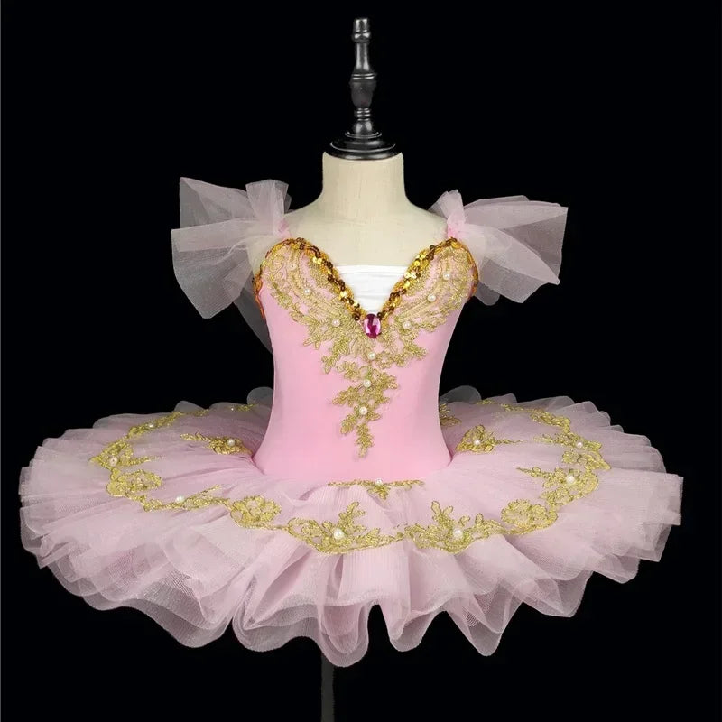Kids Outfit Ballet Leotard Girl Dress Elegant Vestido Girls Clothes Tutu Baby Dresses Children Ballet Skirt Dance Costume Summer