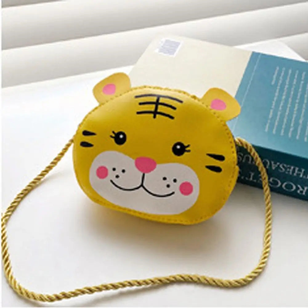 Mini Crossbody Bag for Children Cute Cartoon Animal Rabbit Baby Girls Shoulder Bags Boys Kids Small Coin Purse Handbags Wallet