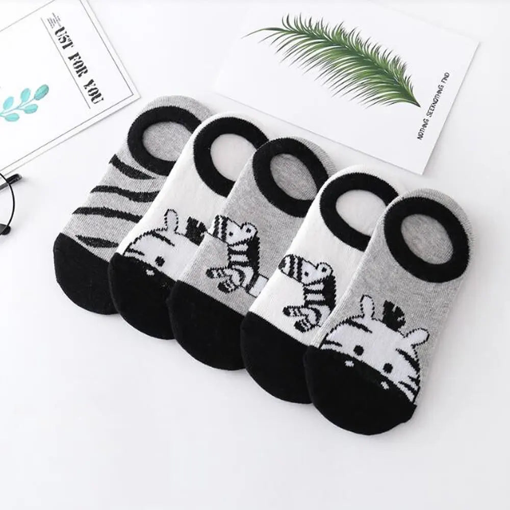 Kids Cotton No-Show Ankle Socks for Sneaker Wear Summer Cartoon Hidden Socks Boys Girls Infant Children's Footwear