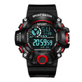 Men's Watch Fashion Sports Electronic Wristwatch Large Dial Multifunctional Waterproof Luminous Alarm Kids Male's Military Watch