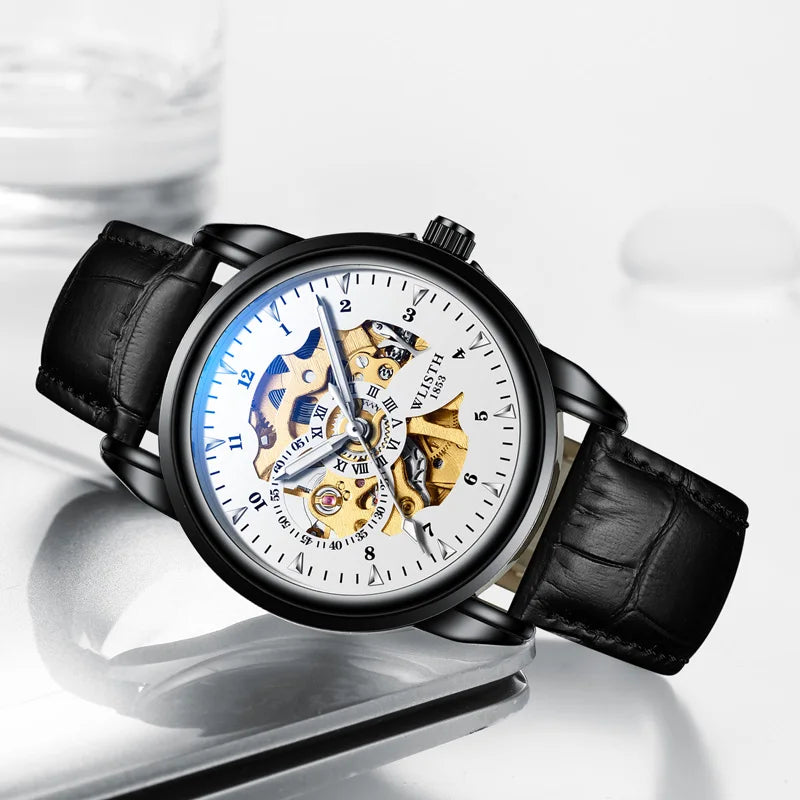 Man Watch Original Watch Machinery Men 's Watches Luxury Hollowing Watches For Men Waterproof Automatic Watch Mens Gifts