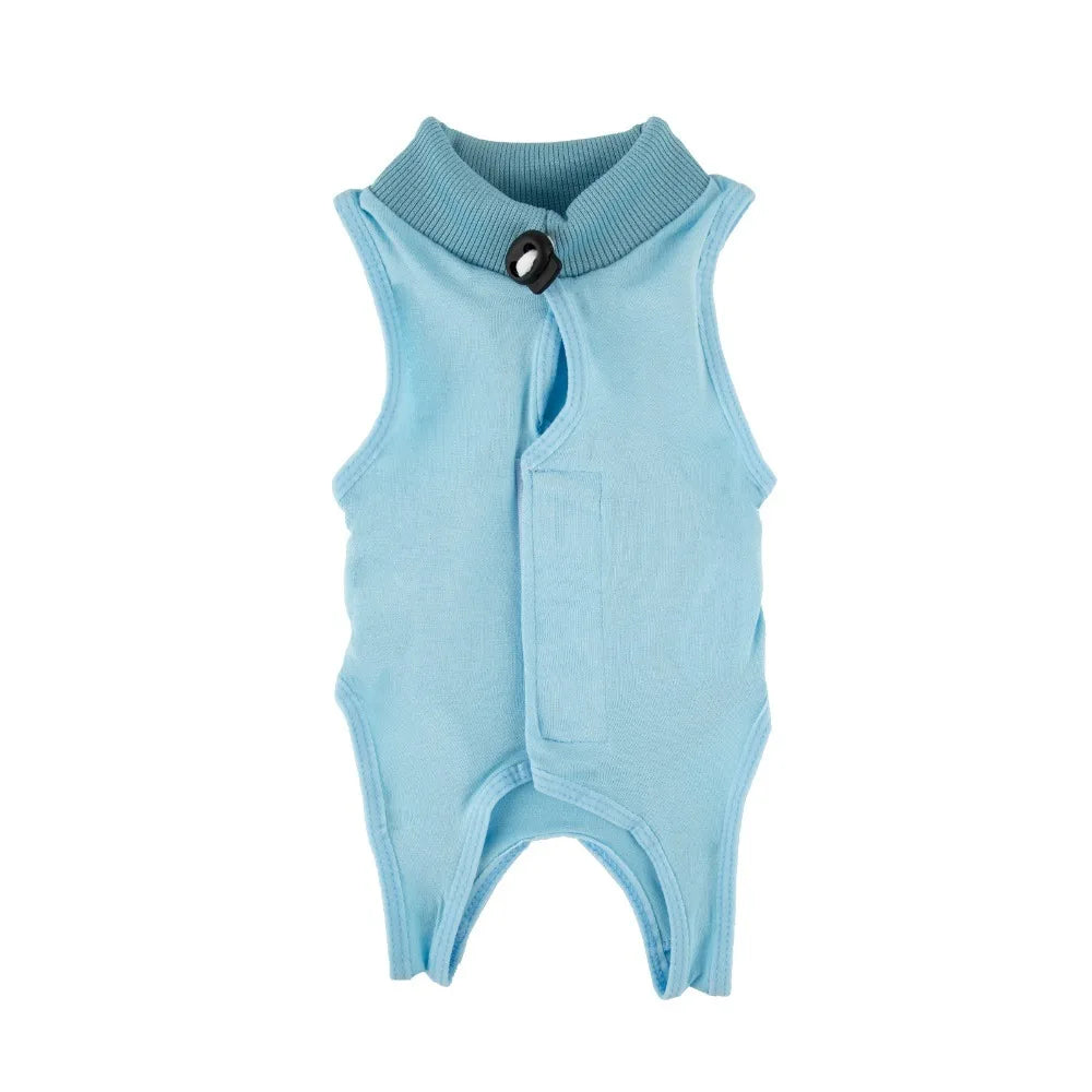Convenient Soft Cat Sterilization Clothing Anti-licking Breathable Puppy Jumpsuit Thin Pet Vest Clothing After Surgery