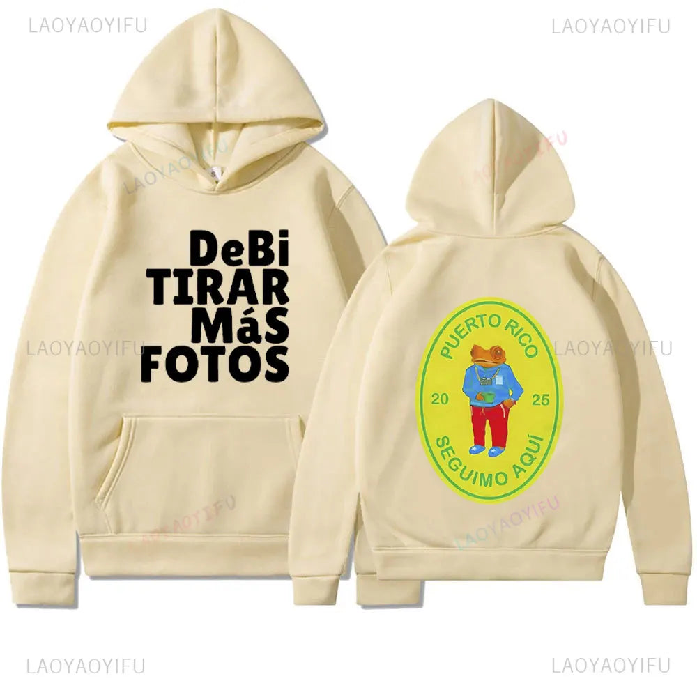 DTMF Bad Bunny Album Hoodie Men Women Oversized Pullover Hoody Sweater New in 2025 Long Sleeve Fashion Casual Sweatshirt Unisex