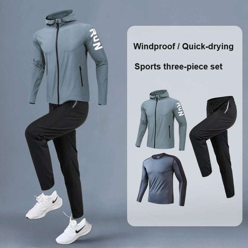 Sportswear Set for Men: Ideal for Running, Cycling, Fitness Training & Gym Exercises - New in Men's Sets